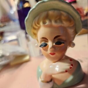 Elegant Lady Ceramic Figurine